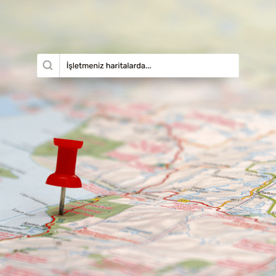 Haritalarda işletme konumlandırma görseli